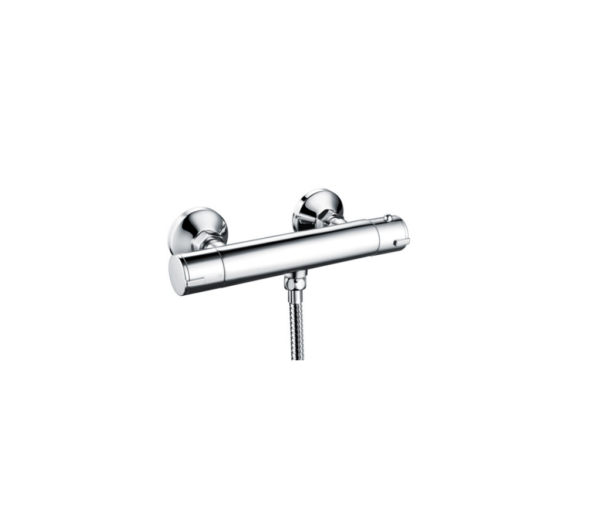 Round Exposed Thermostatic Shower Valve