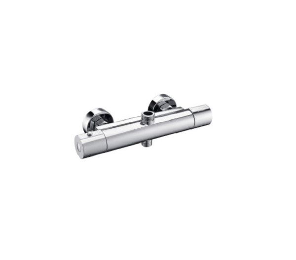 Round Exposed (2 Outlet) Thermostatic Shower Valve