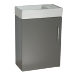 Wall Hung (400mm) Vanity Unit – Matt Dark Grey