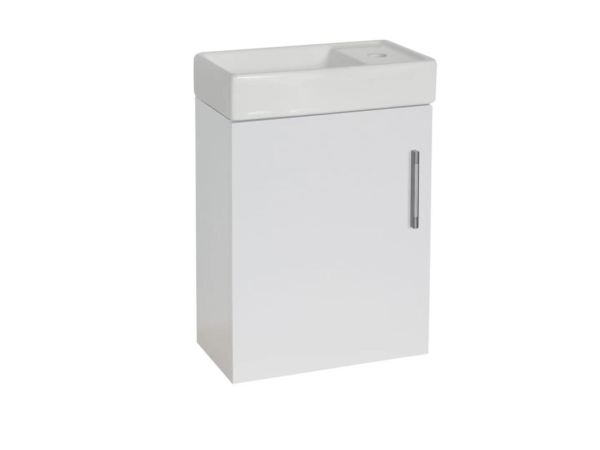 Wall Hung (400mm) Vanity Unit – Gloss White