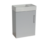Wall Hung (400mm) Vanity Unit – Matt Light Grey