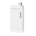 Floor Standing (400mm) Vanity Unit – Gloss White