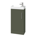 Floor Standing (400mm) Vanity Unit – Matt Dark Grey
