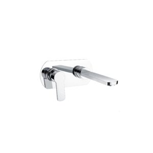 Flora Single Lever Wall Mounted Basin Mixer