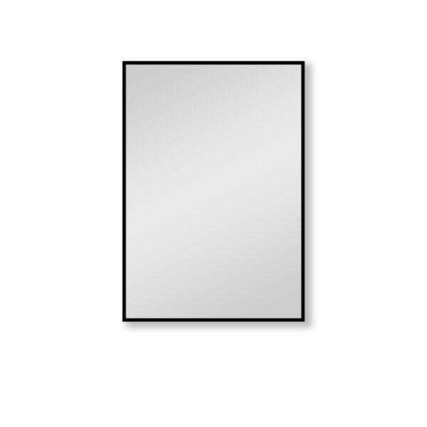 Frame Bathroom Mirror (500x700x32mm) – Matt Black