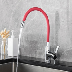Grace Single Lever Kitchen Mixer (Red)