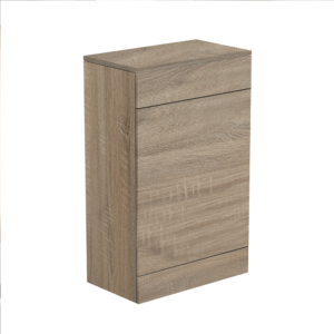 Roma (500mm) WC Back to Wall Units – Grey Oak
