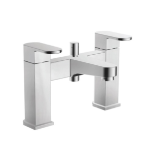 Ikon (Dual Lever) – Deck Mounted Bath Shower Mixer with Kit