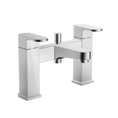 Ikon (Dual Lever) – Deck Mounted Bath Shower Mixer with Kit