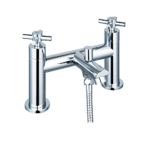 Lorient (Dual Lever) – Deck Mounted Bath Shower Mixer with Kit
