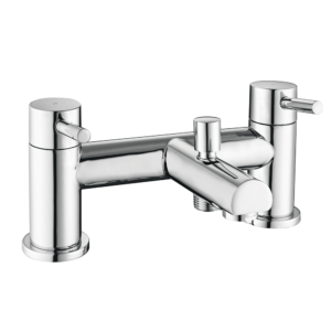 Lyon (Dual Lever) – Deck Mounted Bath Shower Mixer with Kit