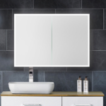 Vision LED Mirror Cabinet Double Door 600