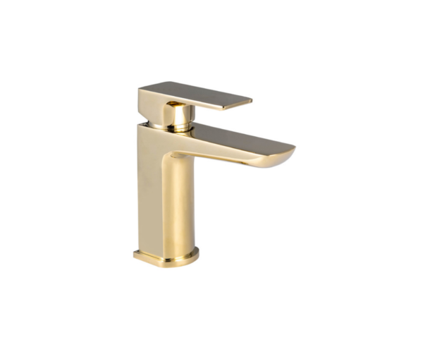 Messina (Single Lever) – Basin Mixer – Brushed Gold