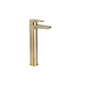 Messina (Single Lever) – Tall Basin Mixer – Brushed Gold