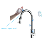 Ola – Sensor Touch Pull Out Kitchen Mixer (Chrome)