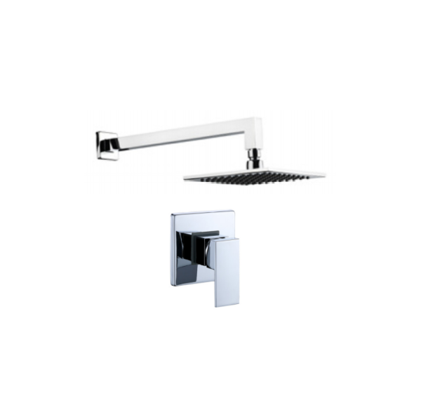 Option 3: Manual Mixer Concealed Shower Pack (Round)