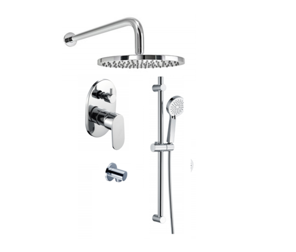 Option 5: Manual Mixer Concealed Shower Pack (Round)