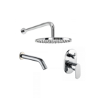 Option 6: Manual Mixer Concealed Shower Pack (Round)