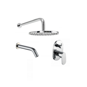 Option 6: Manual Mixer Concealed Shower Pack (Round)