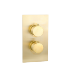 Treviso (1 Outlet) Thermostatic Concealed Shower Mixer – Brushed Gold