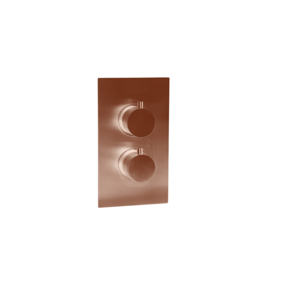 Treviso (2 Outlets) Thermostatic Concealed Shower Mixer – Brushed Rose Gold (BO-TRV1525BRG)