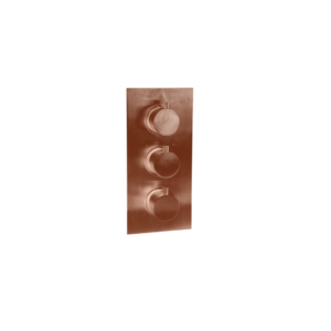Treviso (3 Outlets) Thermostatic Concealed Shower Mixer – Brushed Rose Gold