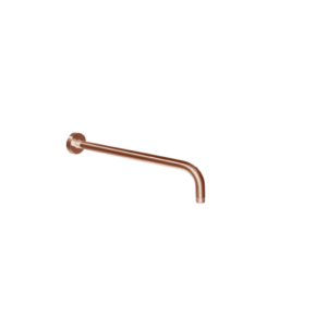 Round Shower Arm (400mm) – Brushed Rose Gold