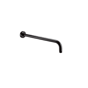 Round Shower Arm (400mm) – Matt Black
