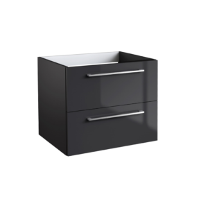 Roma (500mm-2 Drawer) Wall Hung Vanity – Anthracite