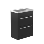 Radiance (600mm-2 Drawer) Floor Standing Vanity Unit – Anthracite