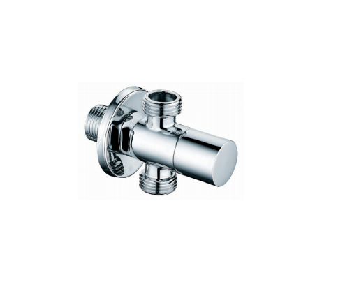 Angle Valve (Round) – 2 Outlets