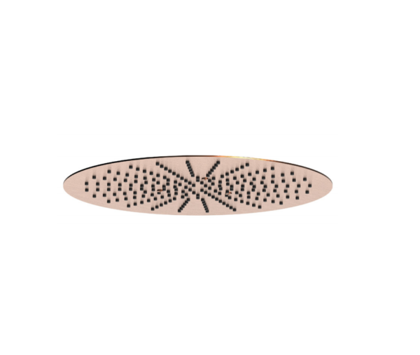 Round Ceiling Mounted (300mm) Overhead Shower – Brushed Rose Gold
