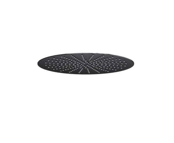Round Ceiling Mounted (300mm) Overhead Shower – Matt Black