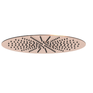 Round Ceiling Mounted (400mm) Overhead Shower – Brushed Rose Gold