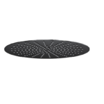 Round Ceiling Mounted (400mm) Overhead Shower – Matt Black
