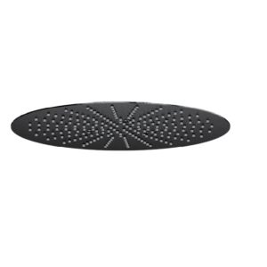 Round Ceiling Mounted (400mm) Overhead Shower – Matt Black