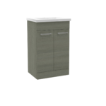 Roma (500mm-2 Door) Floor Standing Vanity – Grey Ash