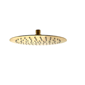 Round Overhead Shower (200mm) – Brushed Gold