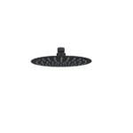 Round Overhead Shower (200mm) – Matt Black