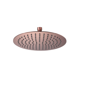 Round Overhead Shower (250mm) – Brushed Rose Gold