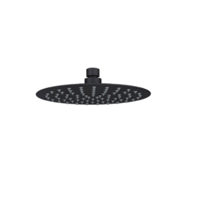 Round Overhead Shower (250mm) – Matt Black