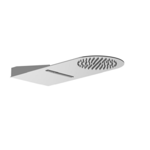 Slim Round: (Waterfall Option) Waterblade Overhead Shower