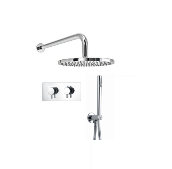 BO-RSPACK2H: Thermostatic Concealed Shower Pack (Round)