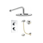 BO-RSPACK3: Thermostatic Concealed Shower Pack (Round)