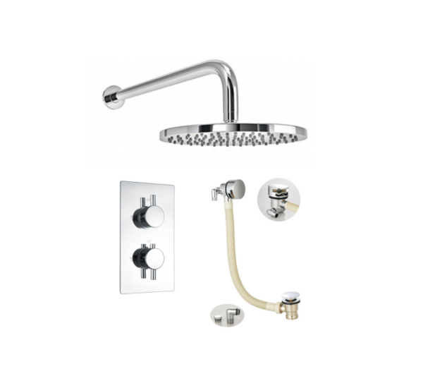 BO-RSPACK3: Thermostatic Concealed Shower Pack (Round)
