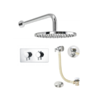 BO-RSPACK3H: Thermostatic Concealed Shower Pack (Round)