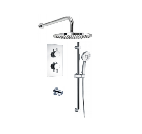 BO-RSPACK3R: Thermostatic Concealed Shower Pack (Round)