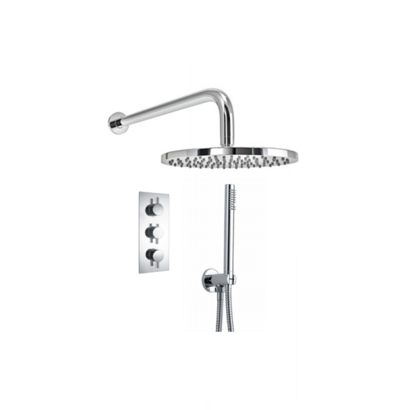 BO-RSPACK4: Thermostatic Concealed Shower Pack (Round)