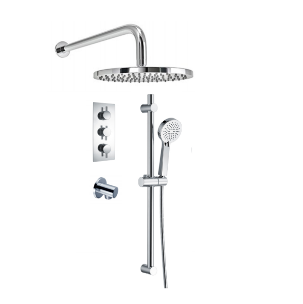 BO-RSPACK5: Thermostatic Concealed Shower Pack (Round)