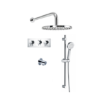 BO-RSPACK5H: Thermostatic Concealed Shower Pack (Round)